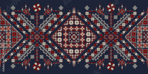 Palestinian border, Tatreez pattern 5