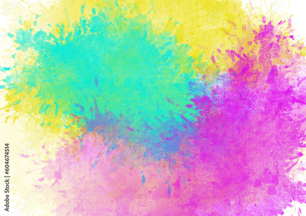 Abstract splashes background