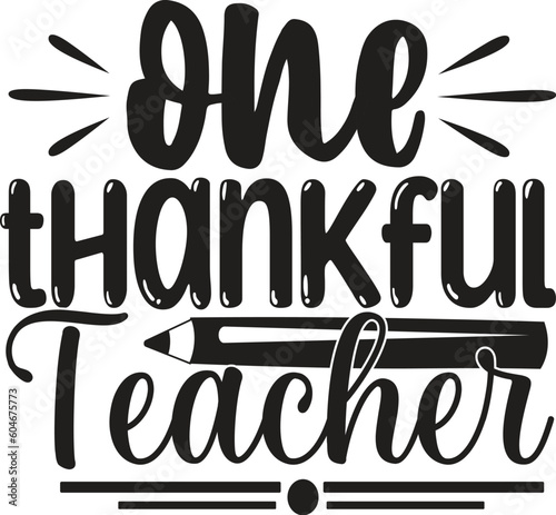 one thankful teacher