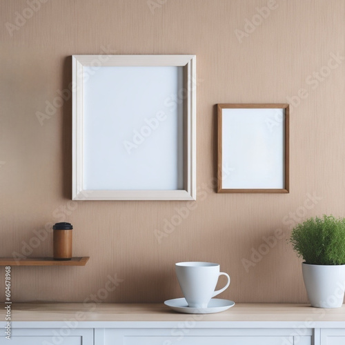Create an art gallery in your home with this captivating wooden frame. Its minimalist design allows your favorite image to be the true focal point © MarcoAntonio