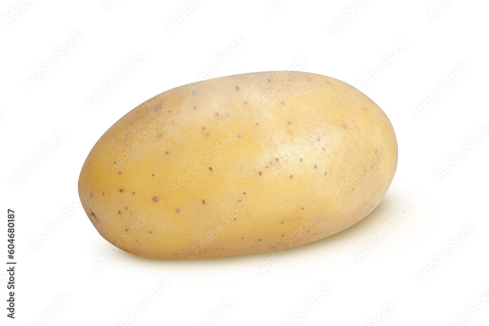 Potatoes on an isolated white background. Potatoes on an isolated white background.