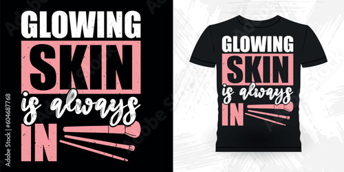 Funny Beautician Cosmetologist Makeup Artist T-Shirt Design