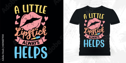 Funny Beautician Cosmetologist Makeup Artist T-Shirt Design