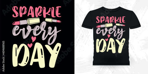 Funny Beautician Cosmetologist Makeup Artist T-Shirt Design