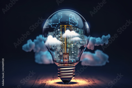 Cloud Networking, Crypto, AI, Firewall Network Security, Artificial Intelligence, Camera, Cyber Security, Cloud Managed, Circuit Board, AI Generated Art for Business and Technology