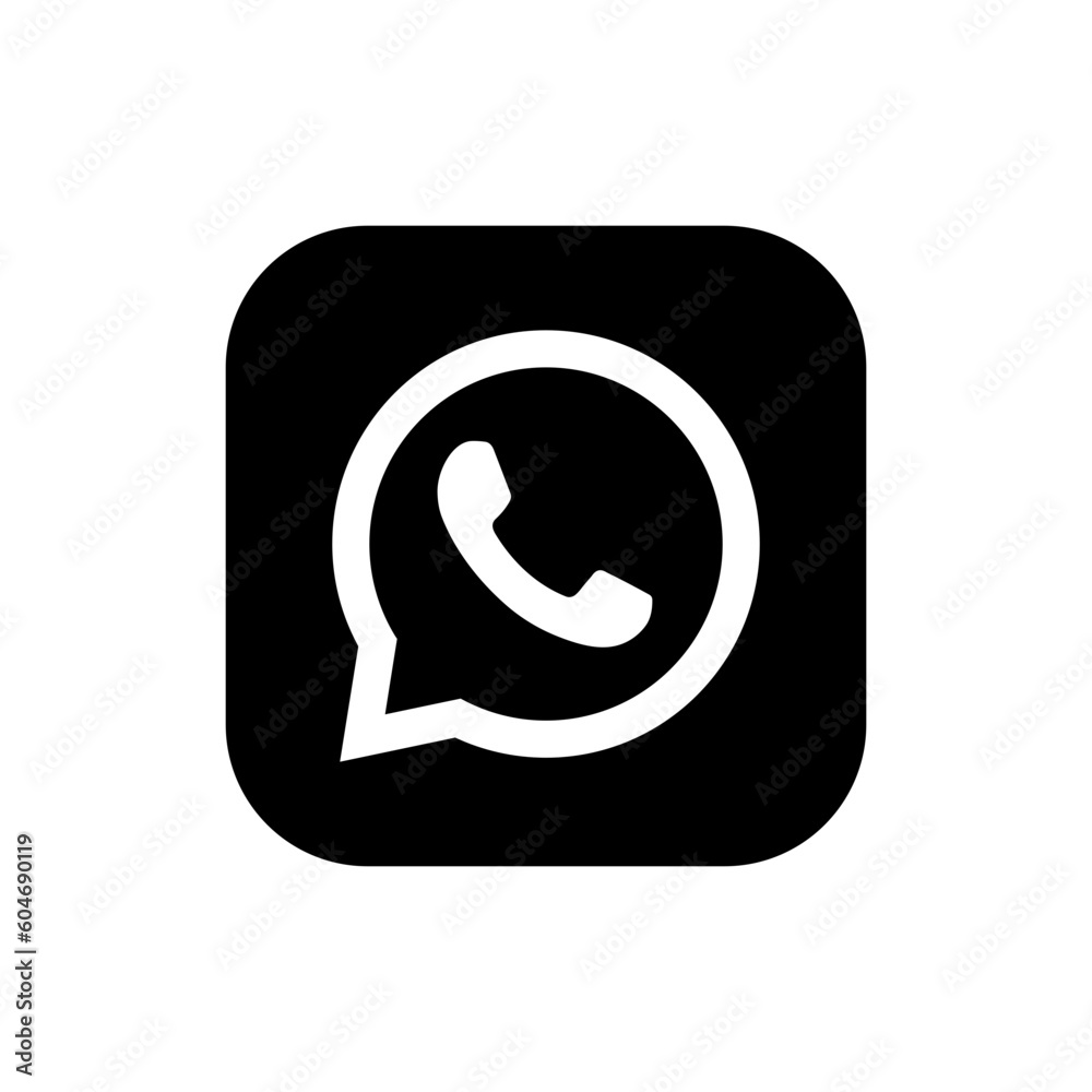 whatsapp logo. whatsapp icon , social media icons. social media and ...
