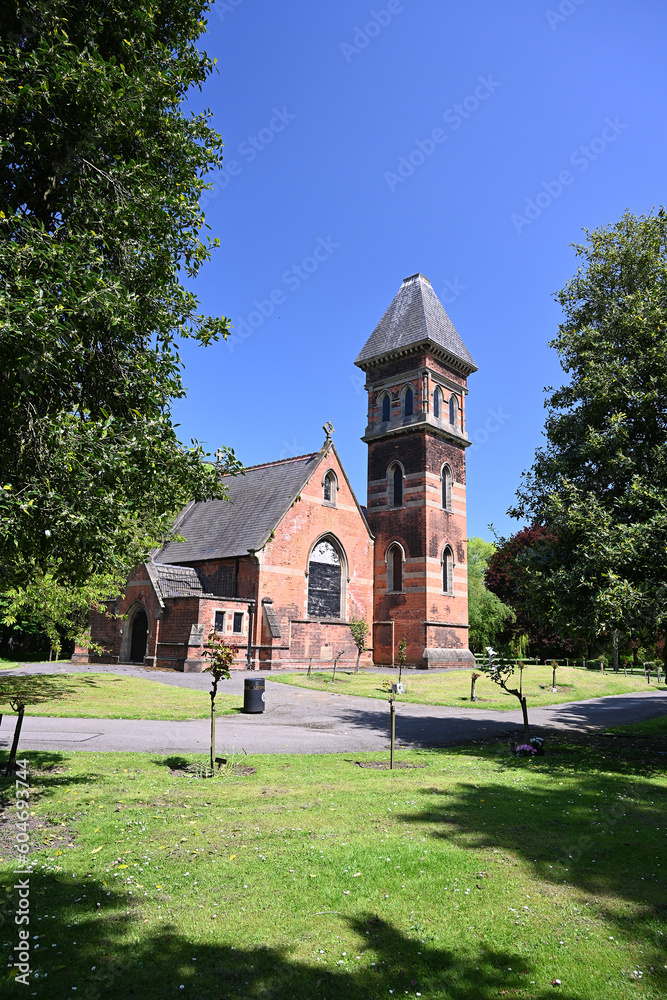 Victorian Architecture. the first British Municipal Crematorium 1901. Hedon Road Kingston upon Hull Victorian Architecture. the first British Municipal Crematorium 1901. Hedon Road Kingston upon Hull