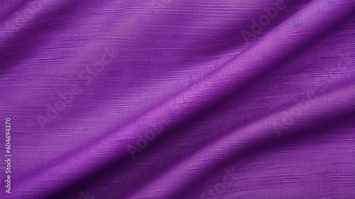 Purple Broadcloth Fabric Texture Background - Textile Material - Generative AI