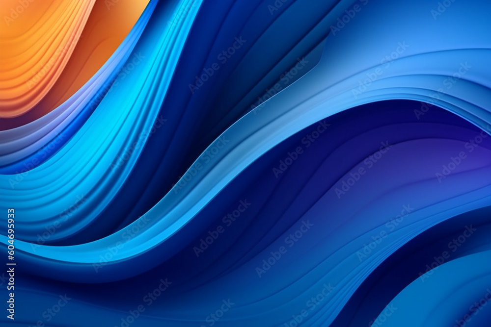 Obraz premium Abstract background adorned with mesmerizing ripples and waves. Ai generated