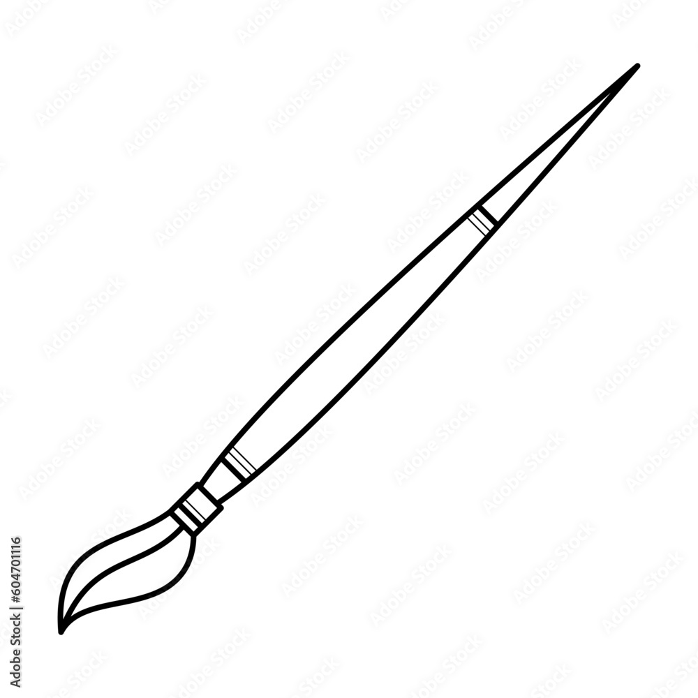 Brush Painting Icon For Logo and More Brush Painting Icon For Logo and More