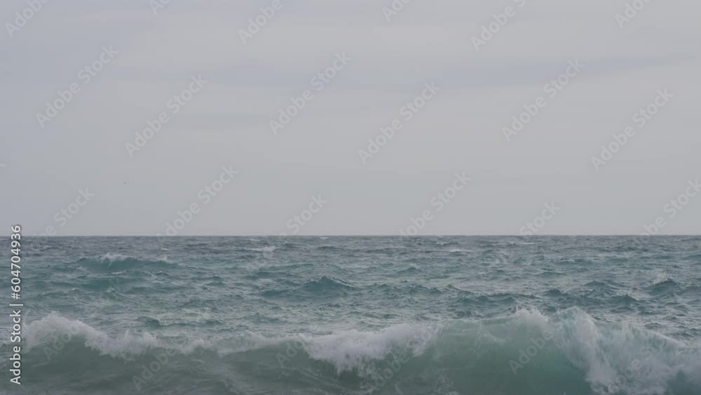 restless mediterranean sea background shot restless mediterranean sea background shot