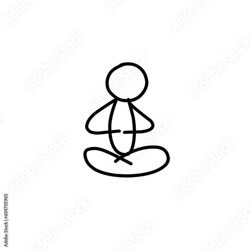 Stick Man poses