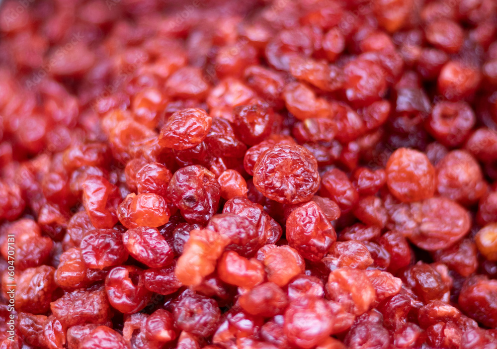 Cerezas secas, escarchadas Cerezas secas, escarchadas
