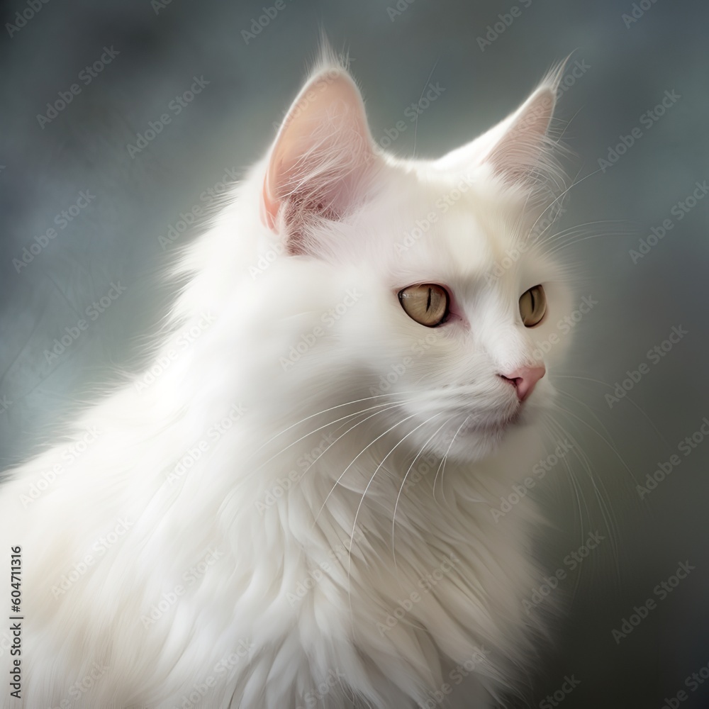 A Portrait of Purity: Celebrating the Pristine Beauty of Turkish Angora Cats