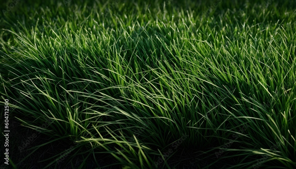 Green grass background, grass field background. Grass texture. Generative AI Green grass background, grass field background. Grass texture. Generative AI
