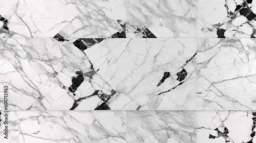 white black panoramic background from marble stone texture for design tile wall art pattern