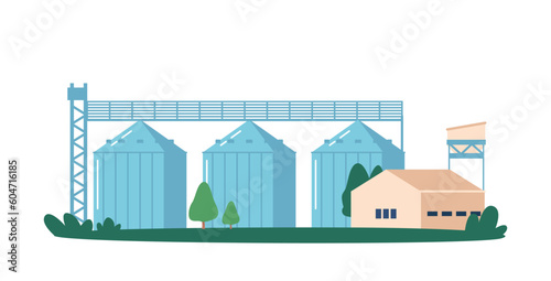 Factory Buildings for Storing Crops, Preservation And Long-term Availability For Consumption And Sale