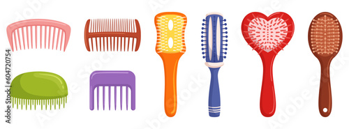Wide Variety Of Hair Brushes For Different Hair Types And Styles. Includes Detangling, Round, Paddle, And Styling