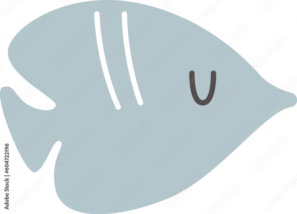 Obraz premium Cartoon Fish Icon