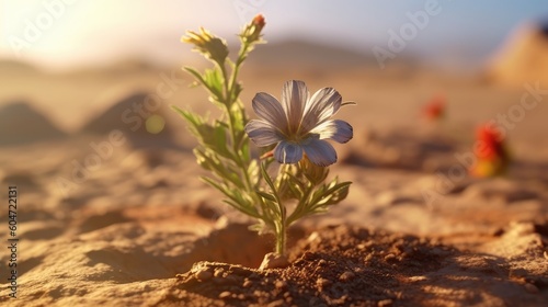 Wildflowers Adorning the Desert Sands
