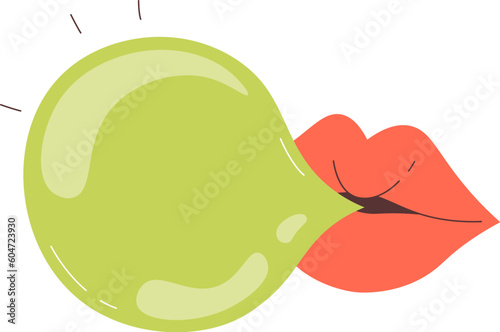 Lips Inflating Gum