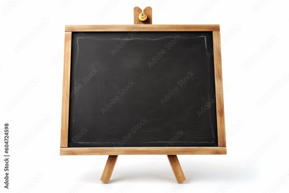 Chalkboard on White Background, Generative AI Chalkboard on White Background, Generative AI