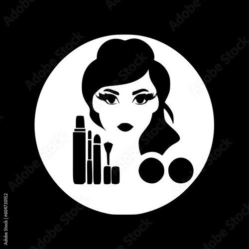 Makeup - High Quality Vector Logo - Vector illustration ideal for T-shirt graphic