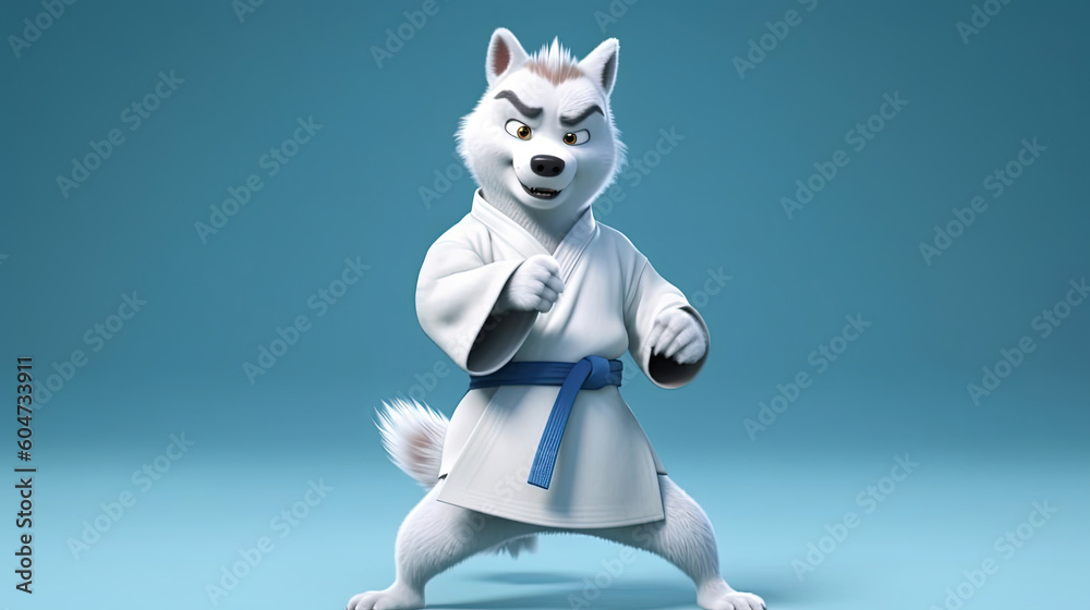Karate the cute Husky dog Karate the cute Husky dog