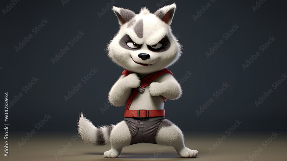 Karate the cute Husky dog Karate the cute Husky dog