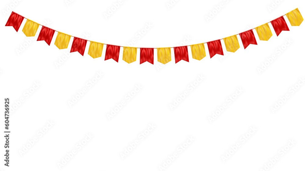 Bandeirinha de festa juinina isolada Bandeirinha de festa juinina isolada