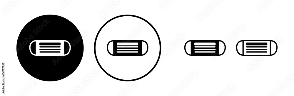 Face mask icon vector. medical Face Mask icon. Face mask icon vector. medical Face Mask icon.