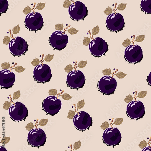 Plum pattern