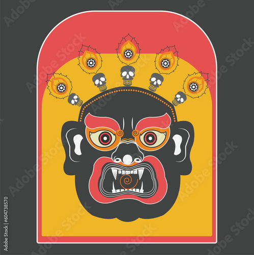 Bhairab Illustration photo