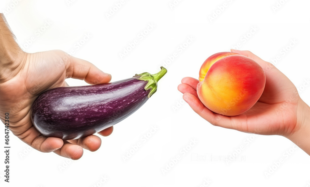 Eggplant & Peach