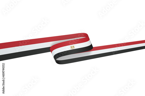 Egypt flag element design national independence day banner png
