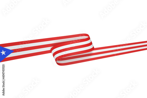 Puerto Rico flag element design national independence day banner png
