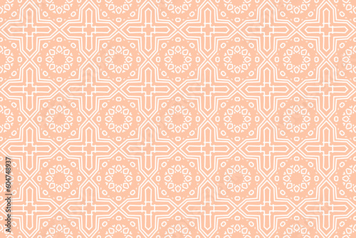 Vector illustration. pattern with geometric ornament, decorative border. design for print fabric. paper for scrapbook.