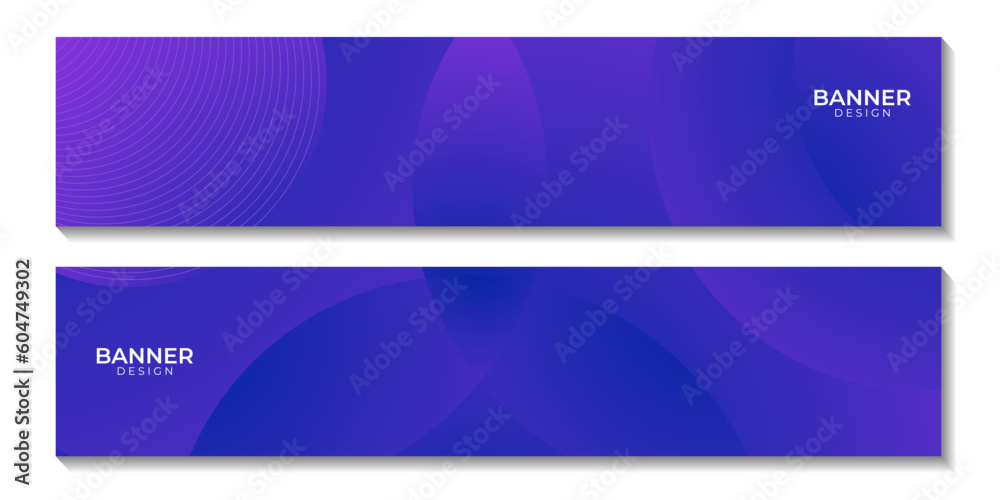 set of banners with abstract purple and blue background with waves set of banners with abstract purple and blue background with waves