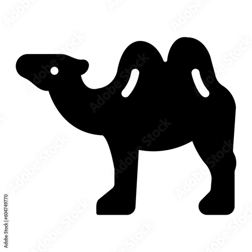 Photography camel Solid icon