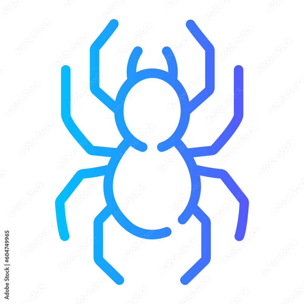 spider Line Gradient Icon
