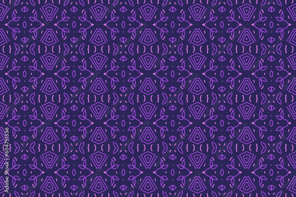 Seamless Pattern with Floral Vector Seamless Pattern with Floral Vector