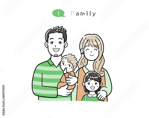 家族のイラスト01