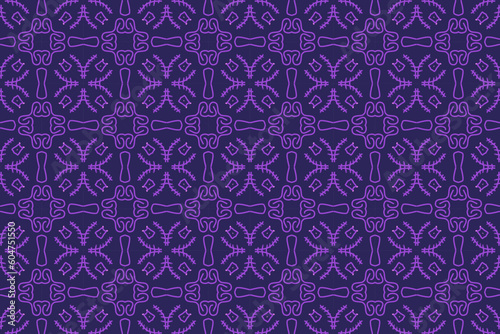 Seamless Pattern with Floral Vector