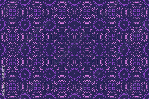 Ethnic Pattern in Repeat and Seamless Style Vector
