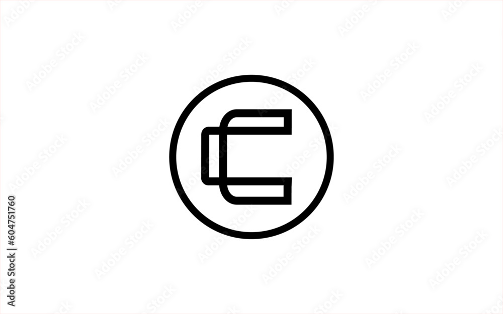 C letter logo template C letter logo template