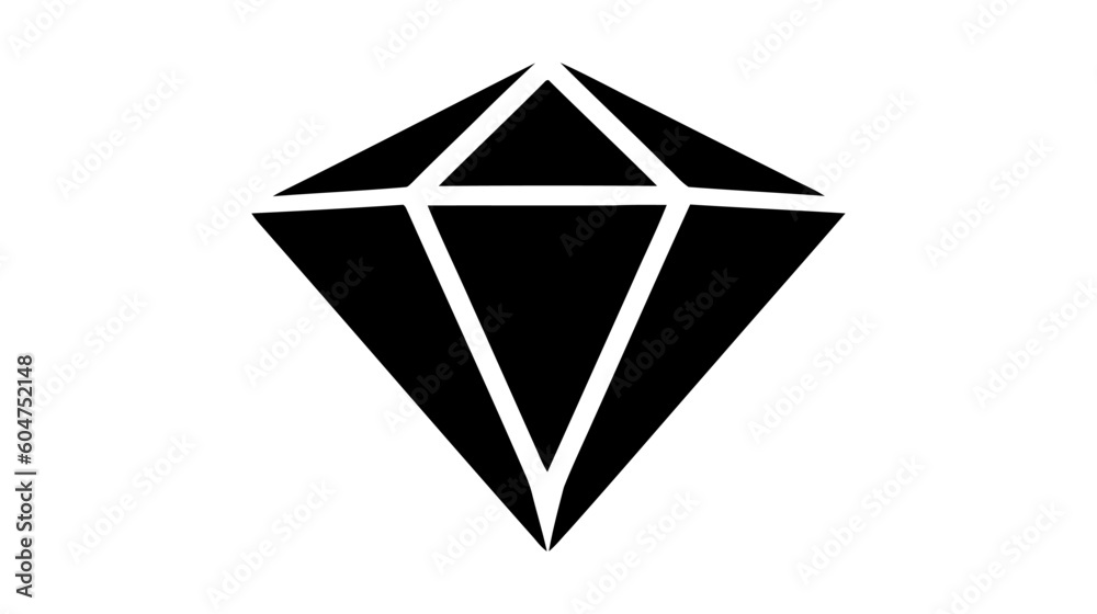 Vector brilliant, diamond line icon. linear style sign for mobile concept and web design Vector brilliant, diamond line icon. linear style sign for mobile concept and web design
