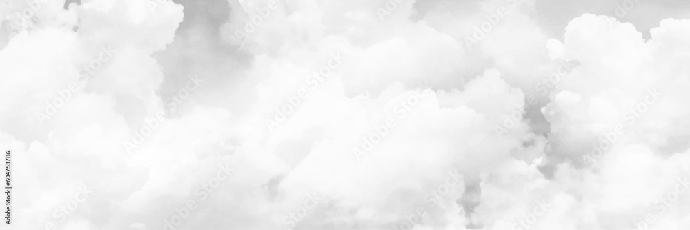Gray sky with white clouds, beautiful nature as a background. Panorama of cloudy gray sky Gray sky with white clouds, beautiful nature as a background. Panorama of cloudy gray sky