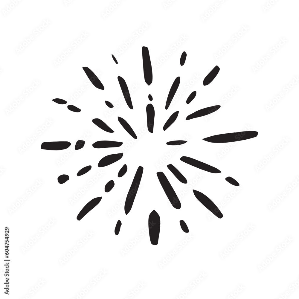 This image is Sparkling hand drawn. starburst hand drawn.Vector EPS 10. This image is Sparkling hand drawn. starburst hand drawn.Vector EPS 10.