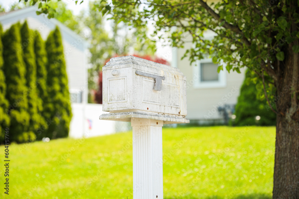 mailbox, symbolizing communication and connection, represents a portal
