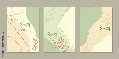 vertical design book cover template. cover with floral background. Notebook design, presentation, flyer catalog, book cover template, layout in A4 size. vector.